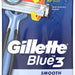 Gillette Blue 3 Smooth, Disposable Razors, 6 ct