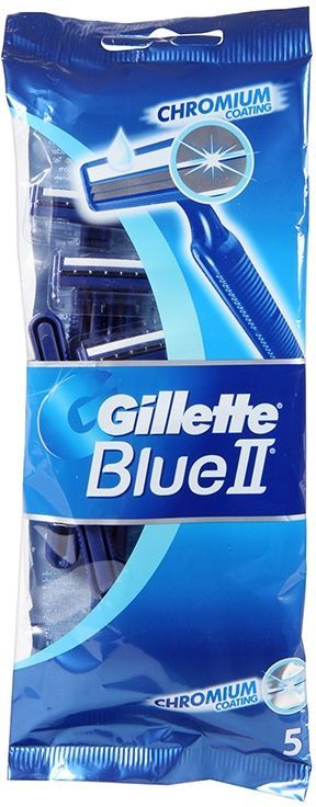 Gillette Blue 2 Disposable Razors, Value Pack, 5 ct