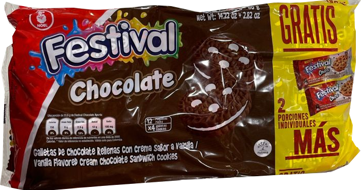 Festival Chocolate Cookies, 12 + 2 ct