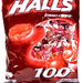 Halls Cherry Lyptus Mints, 100 ct