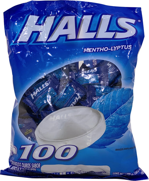 Halls Mentho-Lyptus Mints Hard Candy, 100 ct