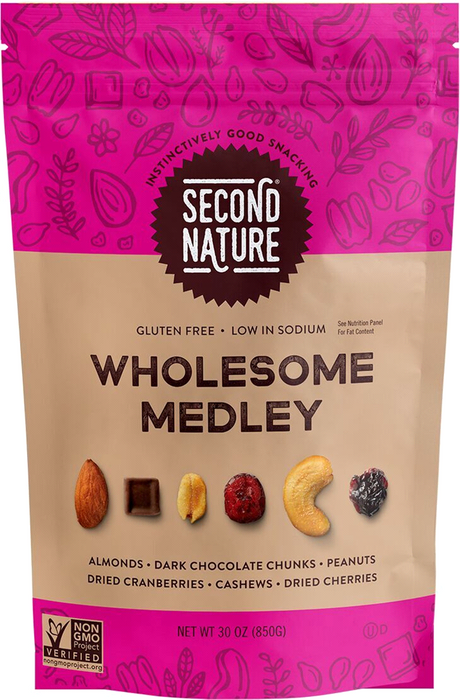Second Nature Wholesome Medley Mixed Nuts , 30 oz
