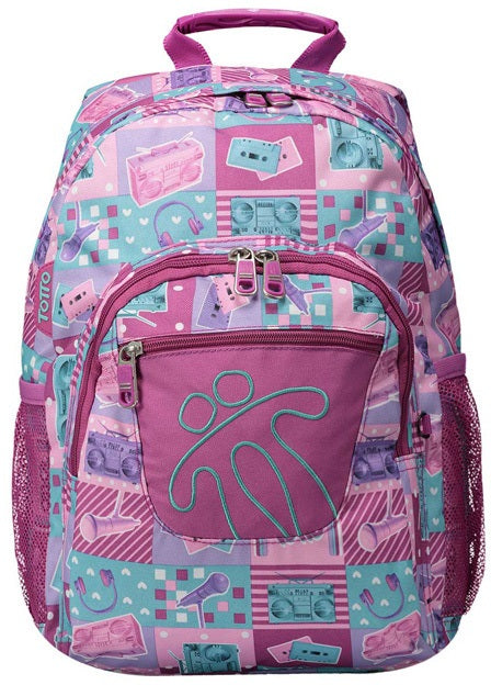 Totto Gommas Backpack, Purple Headphones, ct —