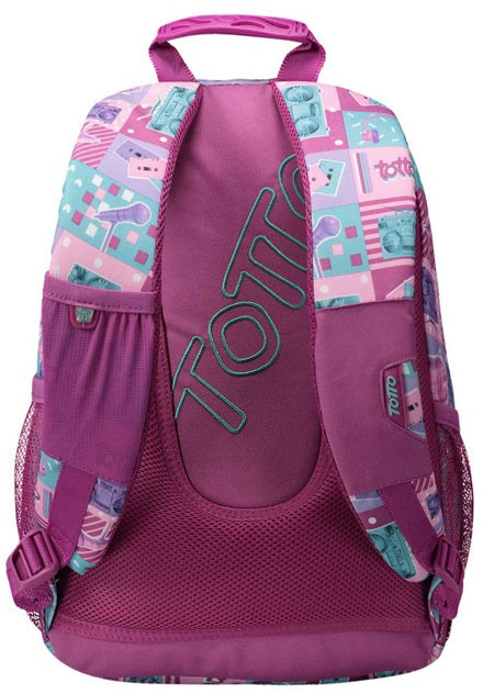 Totto Gommas Backpack, Purple Headphones, 1 ct