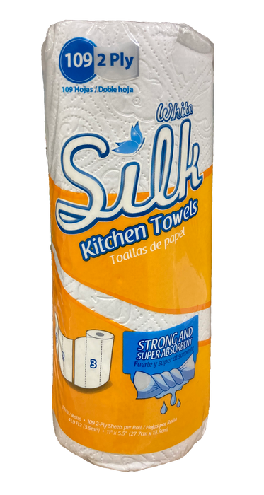 Silk Kitchen Towel, 2-Ply 109 Sheets , 1 pc