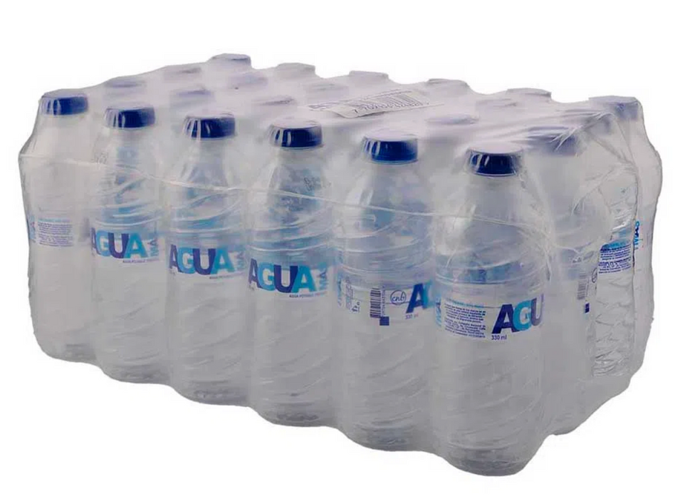 Agua Mas Water Bottles, 24-Pack, 24 x 330 ml