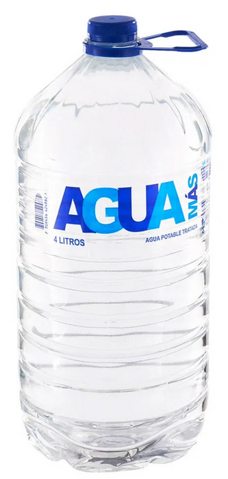 Agua Mas Bottle Water , 4 L