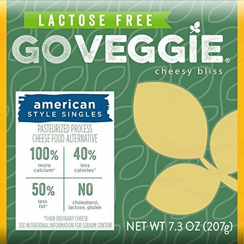 Go Veggie American Style Cheese Singles , 7.3 oz