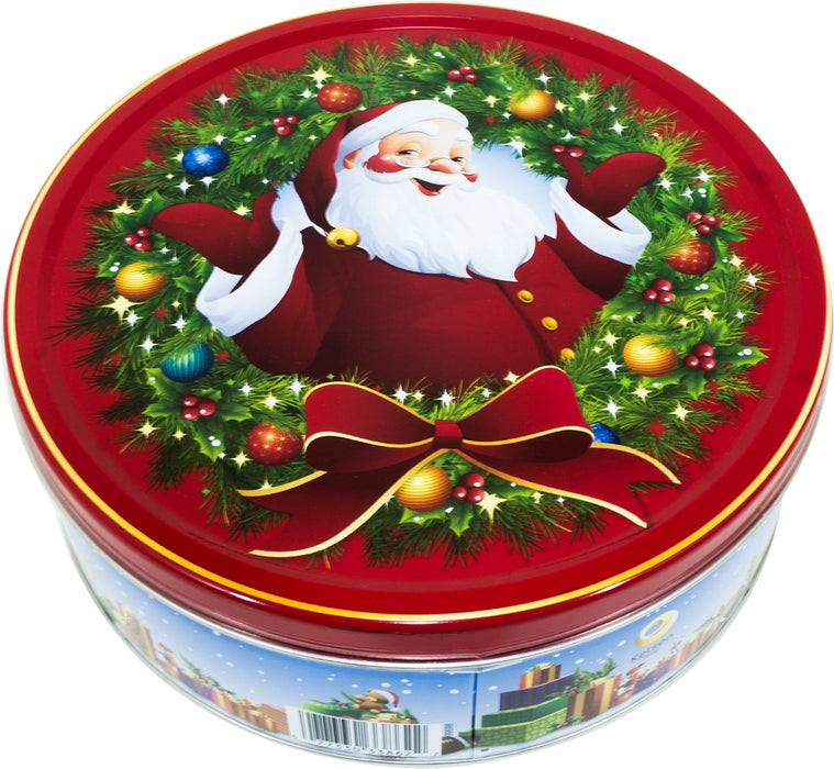 Kelsen Danish Cookies Santa Claus Tin Box, 454 gr