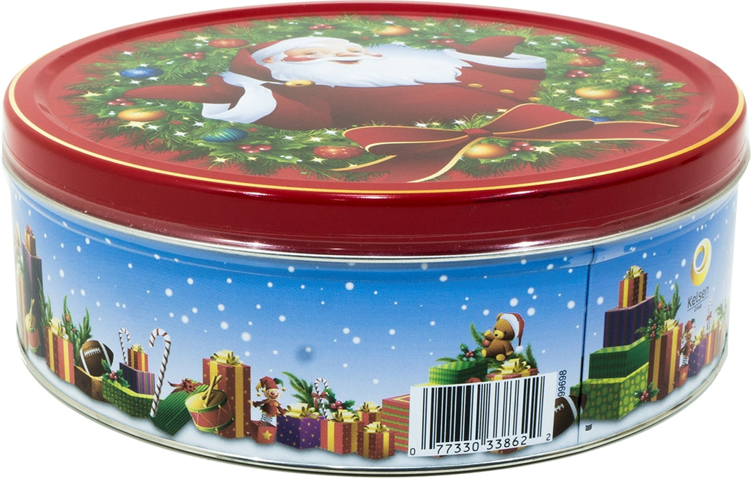 Kelsen Danish Cookies Santa Claus Tin Box, 454 gr