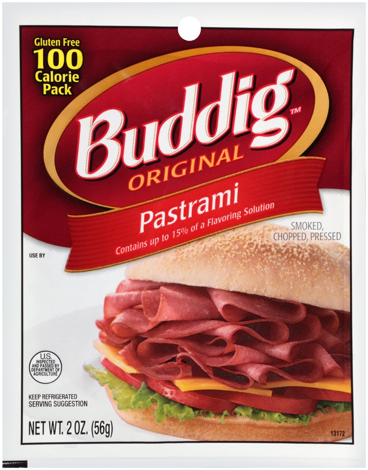 Buddig Original Pastrami, 100 Calorie Pack, 2 oz