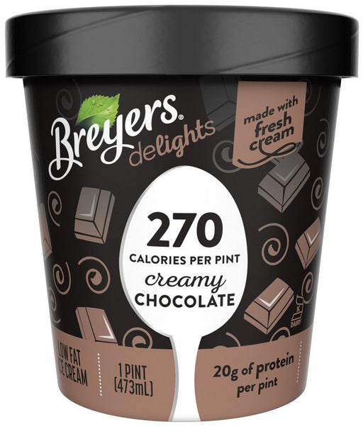 Breyers Delights Creamy Chocolate Ice Cream, 16 oz