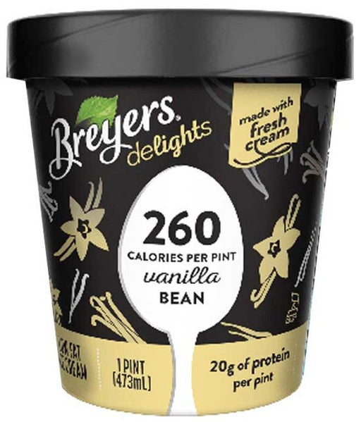 Breyers Delights Vanilla Bean Ice Cream, 16 oz