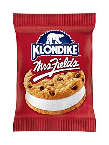 Klondike Mrs. Fields Chocolate Chip Cookie Ice Cream Sandwich , 7 oz