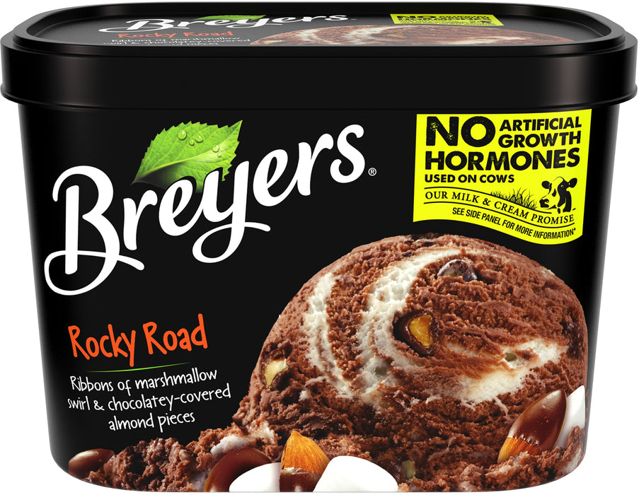 Breyers Rocky Road Ice Cream, 48 oz