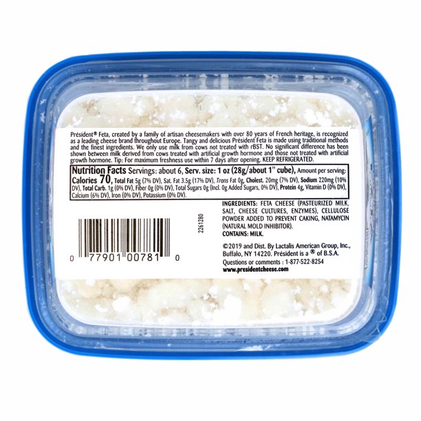 President Feta Crumbles , 6 oz