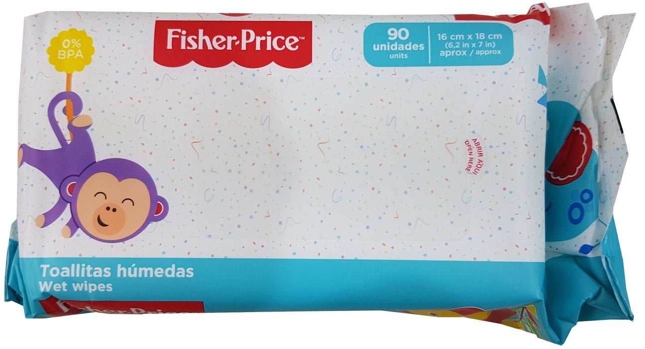 Fisher Price Wet Wipes, 90 ct
