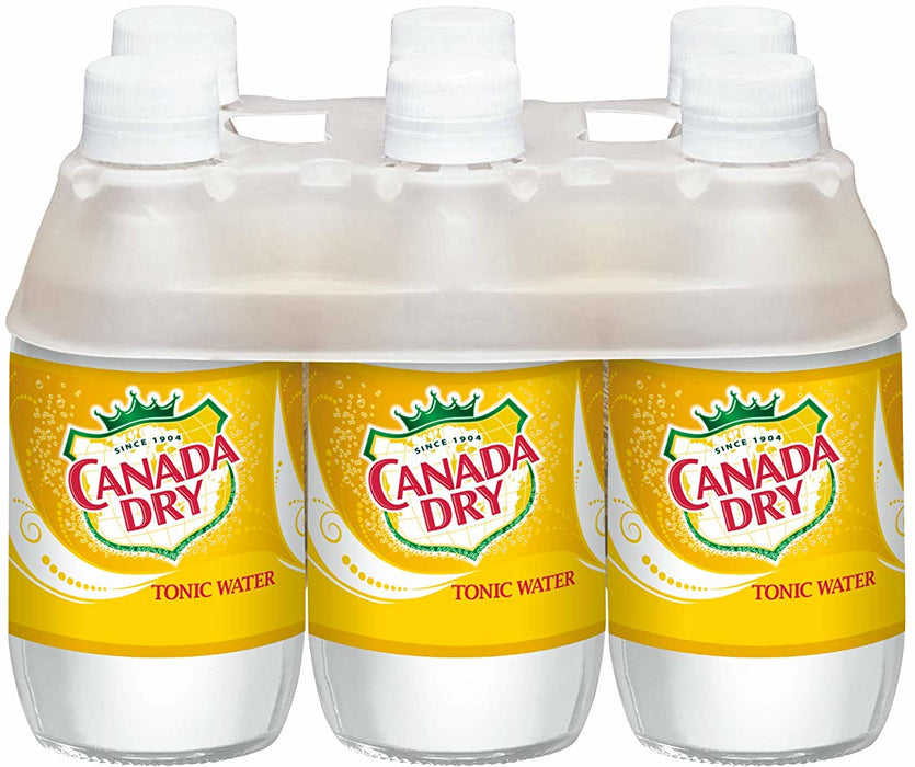 Canada Dry Tonic Water Bottles, 6-Pack, 6 x 10 oz