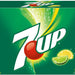 7 Up Lemon Lime Soda Value Pack, 24 x 12 oz