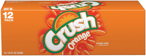 Crush Soda Value-Pack, Orange, 12 x 12 oz