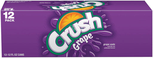Crush Grape Soda Cans, Value Pack, 12 x 12 oz