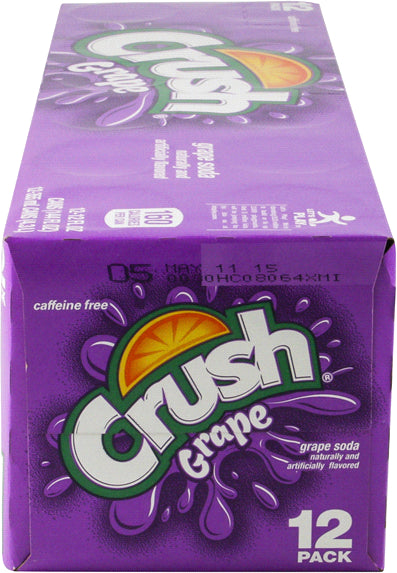 Crush Grape Soda Cans, Value Pack, 12 x 12 oz
