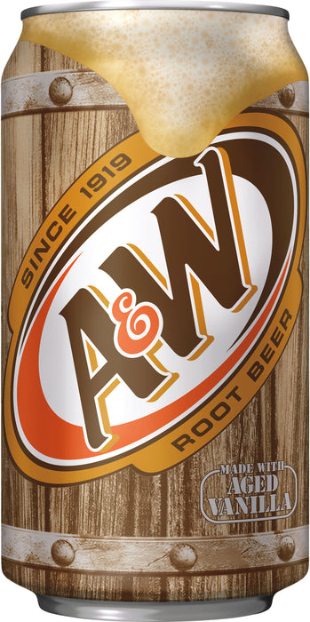 A&W Root Beer Cans, 24-Pack, 24 x 12 oz