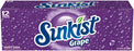 Sunkist Grape Soda Cans, Value Pack, 12 x 12 oz