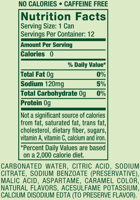 Canada Dry Diet Ginger Ale Cans, Value Pack, 12 x 12 oz
