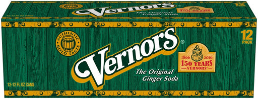 Vernors Ginger Soda Cans, Value Pack, 12 x 12 oz