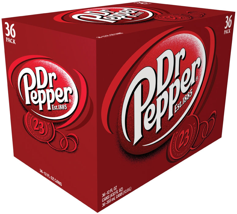 Dr Pepper Cans, Value Pack, 36 x 12 oz