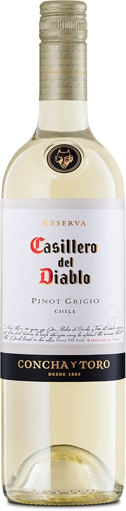 Concha y Toro Casillero del Diablo Reserva Pinot Grigio White Wine, 750 ml