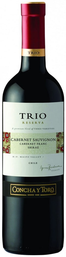 Concha Y Toro Trio Cabernet Sauvignon, 14.5% Vol., 750 ml