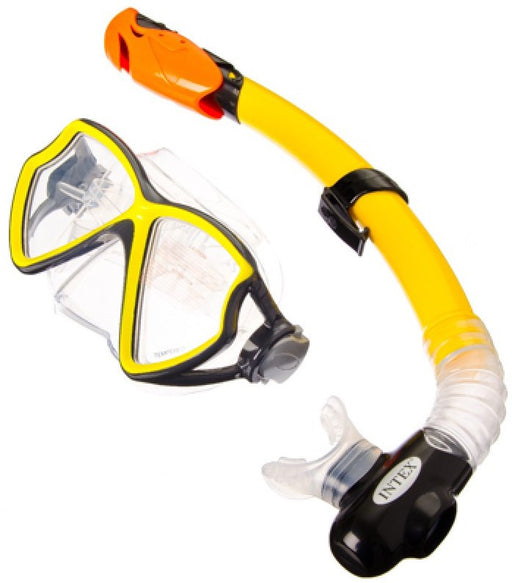 Intex Silicone Aviator Pro Diving Mask and Snorkel Set, Model # 55960