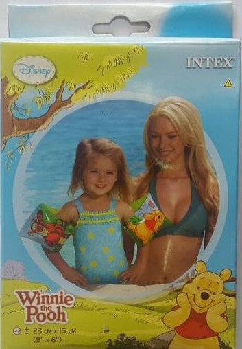 Intex Winnie the Pooh Inflatable Swimming Arm Bands, Age 3 - 6, 23 x 15 cm