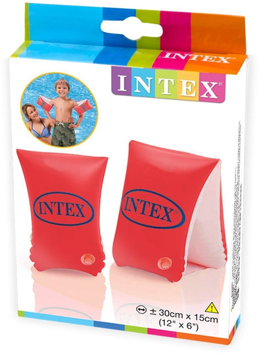 Intex Deluxe Large Swimming Arm Bands, Age 6 - 12, 30 x 15 cm