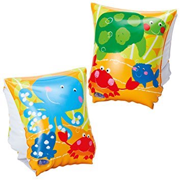 Intex Tropical Inflatable Swimming Arm Bands, Age 3 - 6, 23 x 15 cm