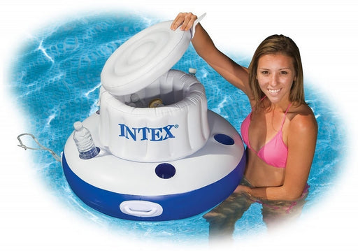 Intex Mega Chill Floating Cooler, Ice Chest & Drinks Holder, 