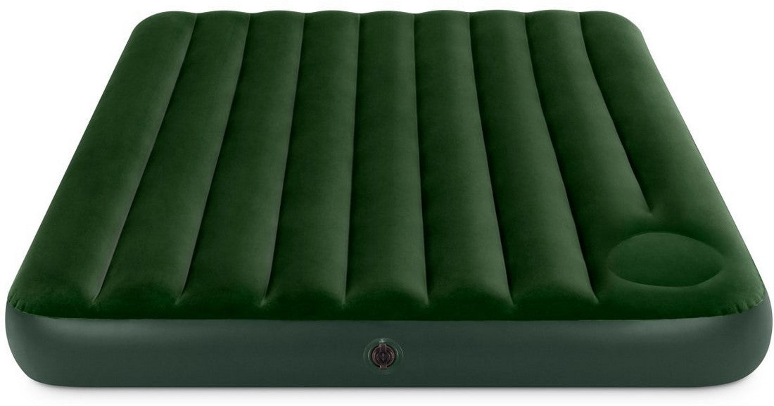 Intex Downy Airbed & Pump, Queen Size, 8.75 inch