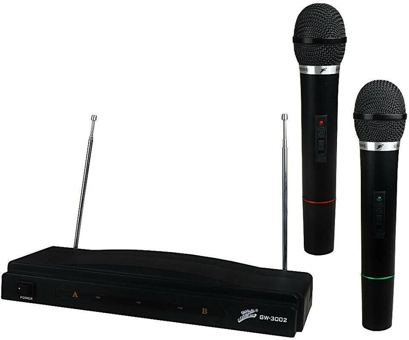 Studio Z 2 Channel VHF Wireless Microphone System , 3 pcs