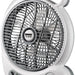 Ludger Portable 10 Inch Rechargeable Fan with LED Lights, 110-240 V