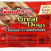 Gwaltney Great Dogs Chicken Franks, 12 oz