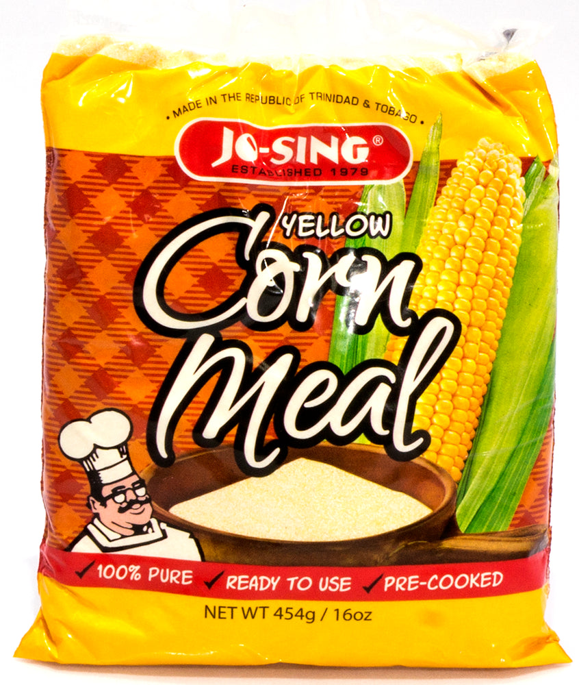 Jo-Sing Yellow Corn Meal, 100% Pure, 16 oz