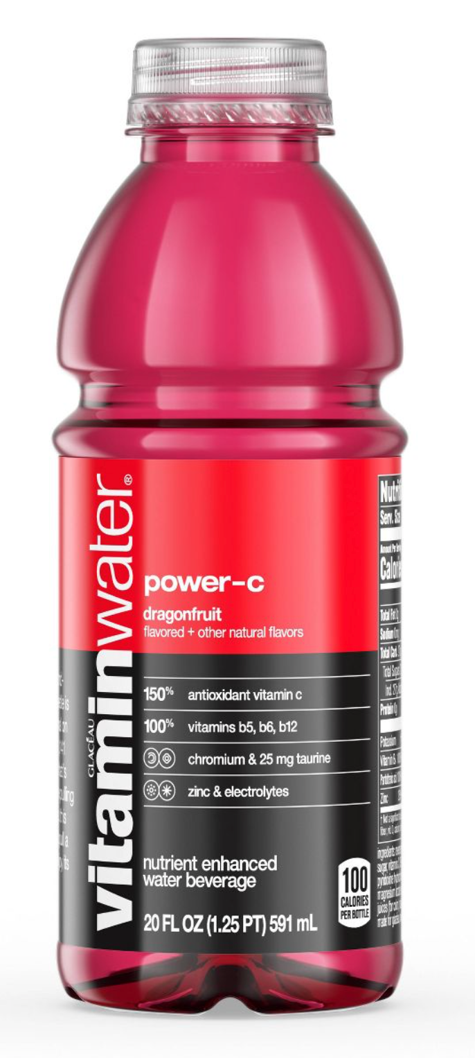 Glaceau Vitamin Water Power-C, Dragonfruit Flavor, 20 Oz — Goisco.com