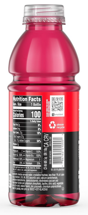 Glaceau Vitamin Water Power-C, Dragonfruit Flavor, 20 oz