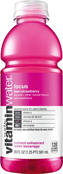 Glaceau Vitamin Water, Kiwi Strawberry, 591 ml