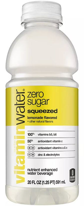 Vitamin Water Zero Sugar, Variety Pack, 20 x 591 ml