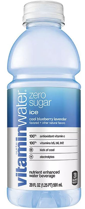 Vitamin Water Zero Sugar, Variety Pack, 20 x 591 ml