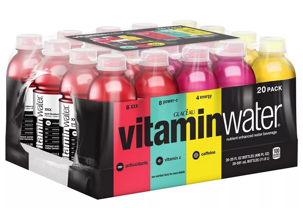 Glaceau Vitamin Water, Variety Pack , 20 x 20 oz