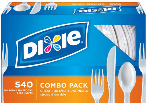 Dixie Cutlery Combo Pack, Great for Everyday Meals, 540 ct